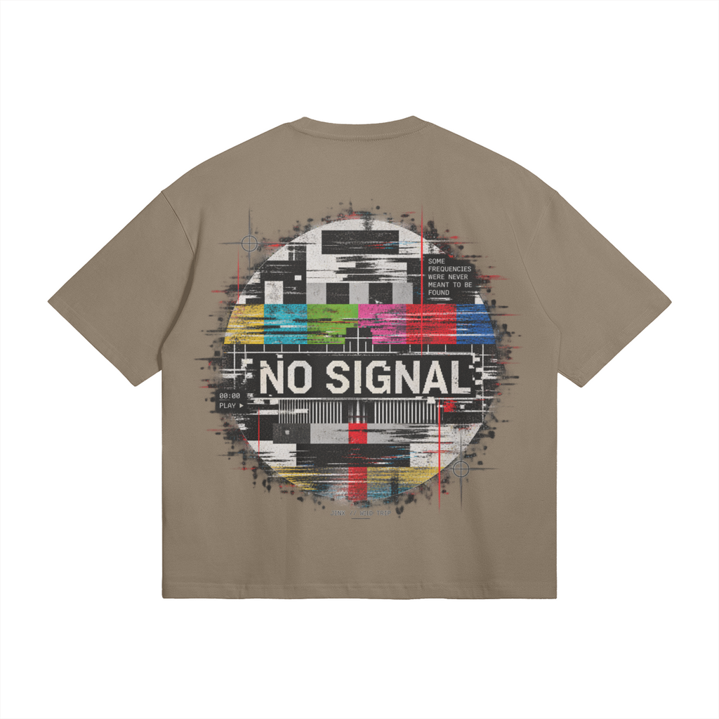 NO SIGNAL - UNISEX BOXY TEE 280GSM