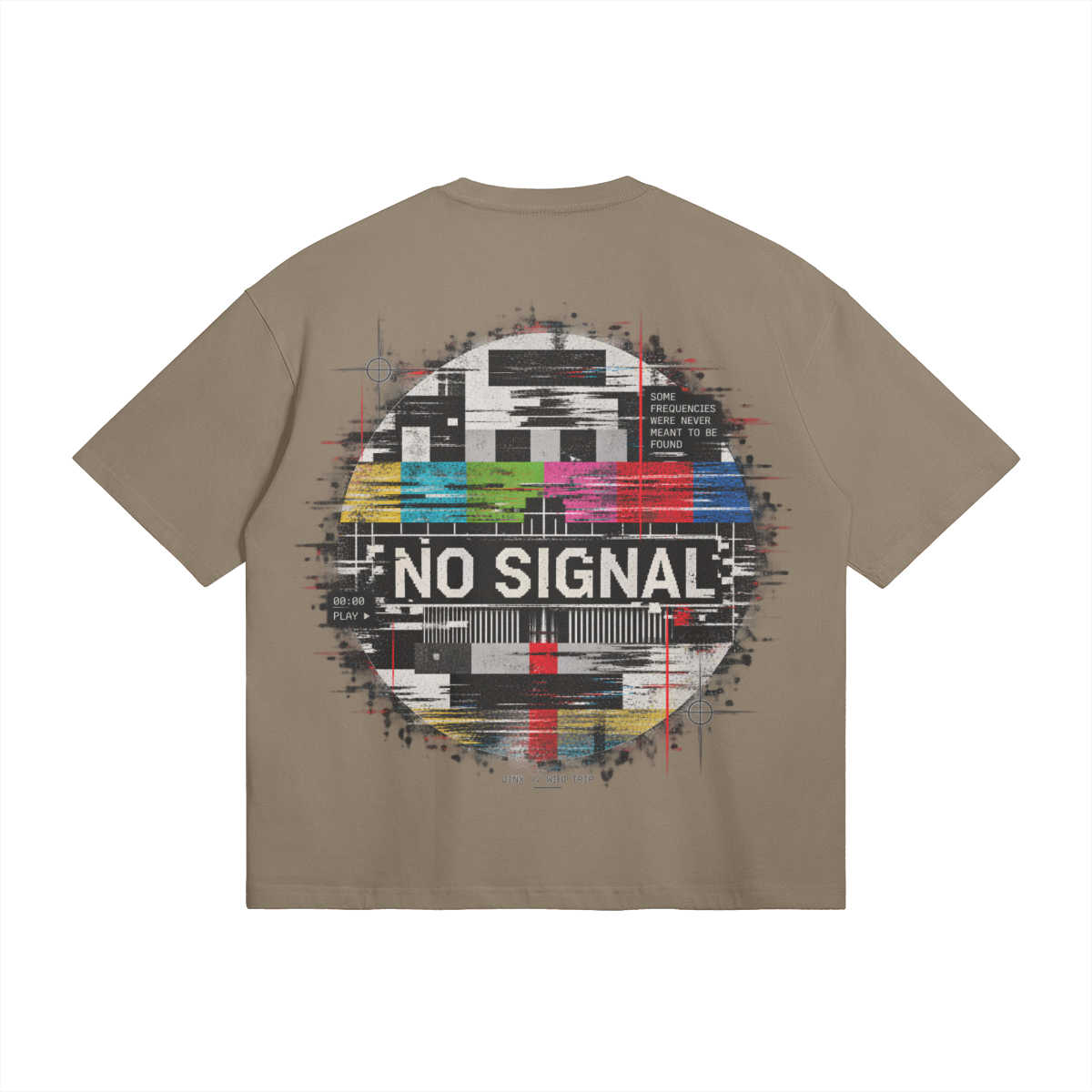 NO SIGNAL - UNISEX BOXY TEE 280GSM