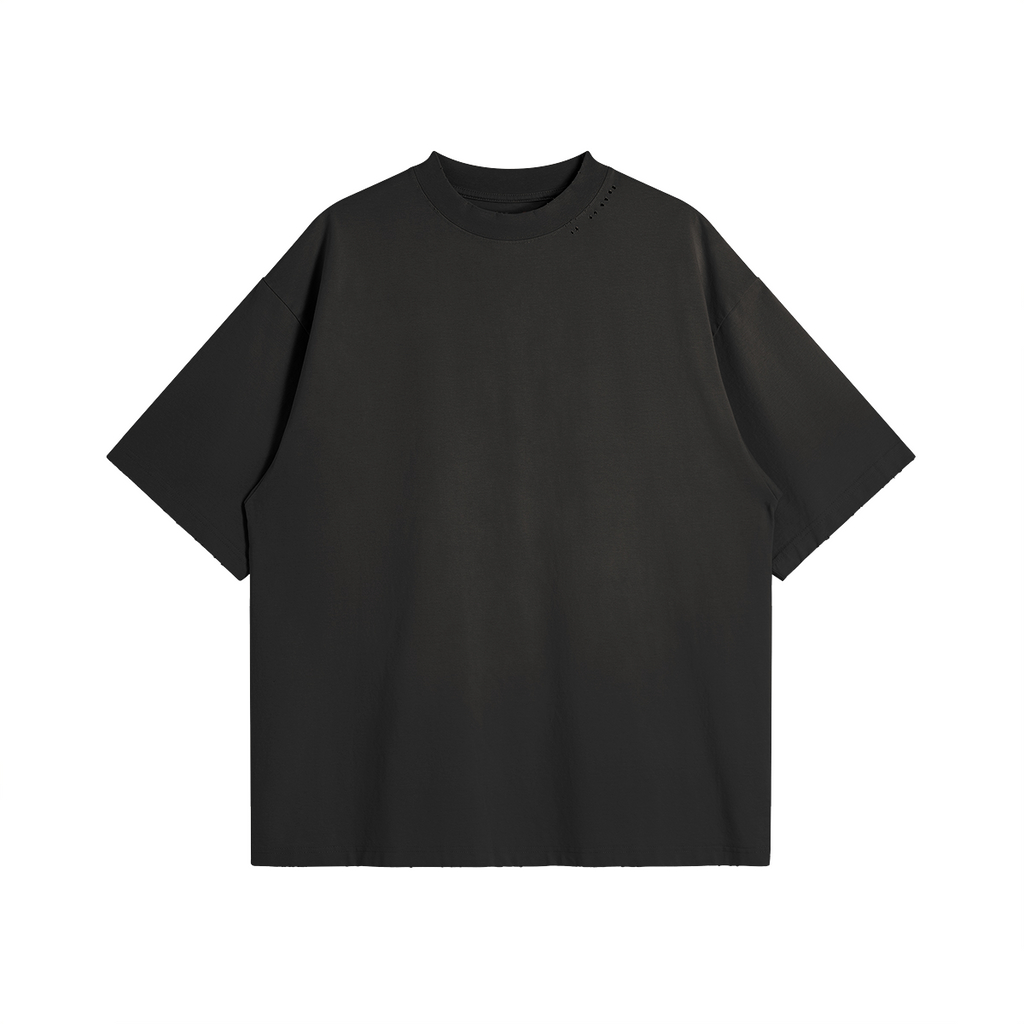 LOST SIGNAL — UNISEX OVERSIZED DISTRESSED TEE 260GSM