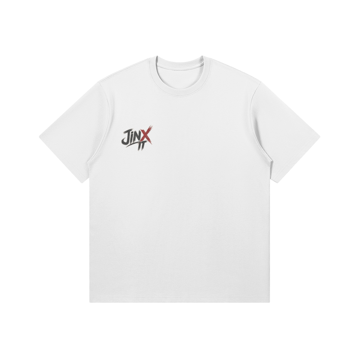 SMILE LIKE YOU MEAN IT – חולצת JINX IT בצבע White עם פרט קדמי