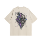LOST SIGNAL – חולצת JINX IT Oversized Distressed עם גרפיקה בגב
