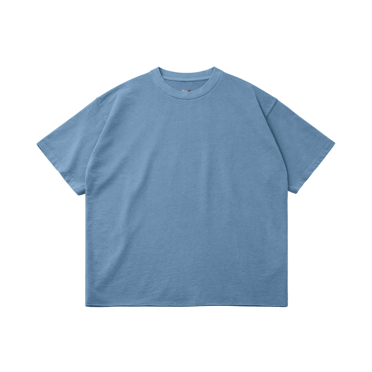 JINX FADED RAW – חולצת JINX IT 260GSM בצבע כחול במבט קדמי