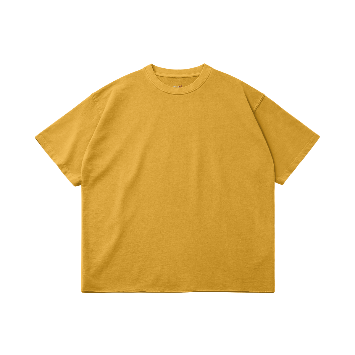 JINX FADED RAW – חולצת JINX IT 260GSM בצבע צהוב במבט קדמי