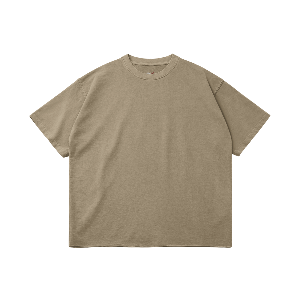 JINX FADED RAW – חולצת JINX IT 260GSM בצבע בז׳ במבט קדמי