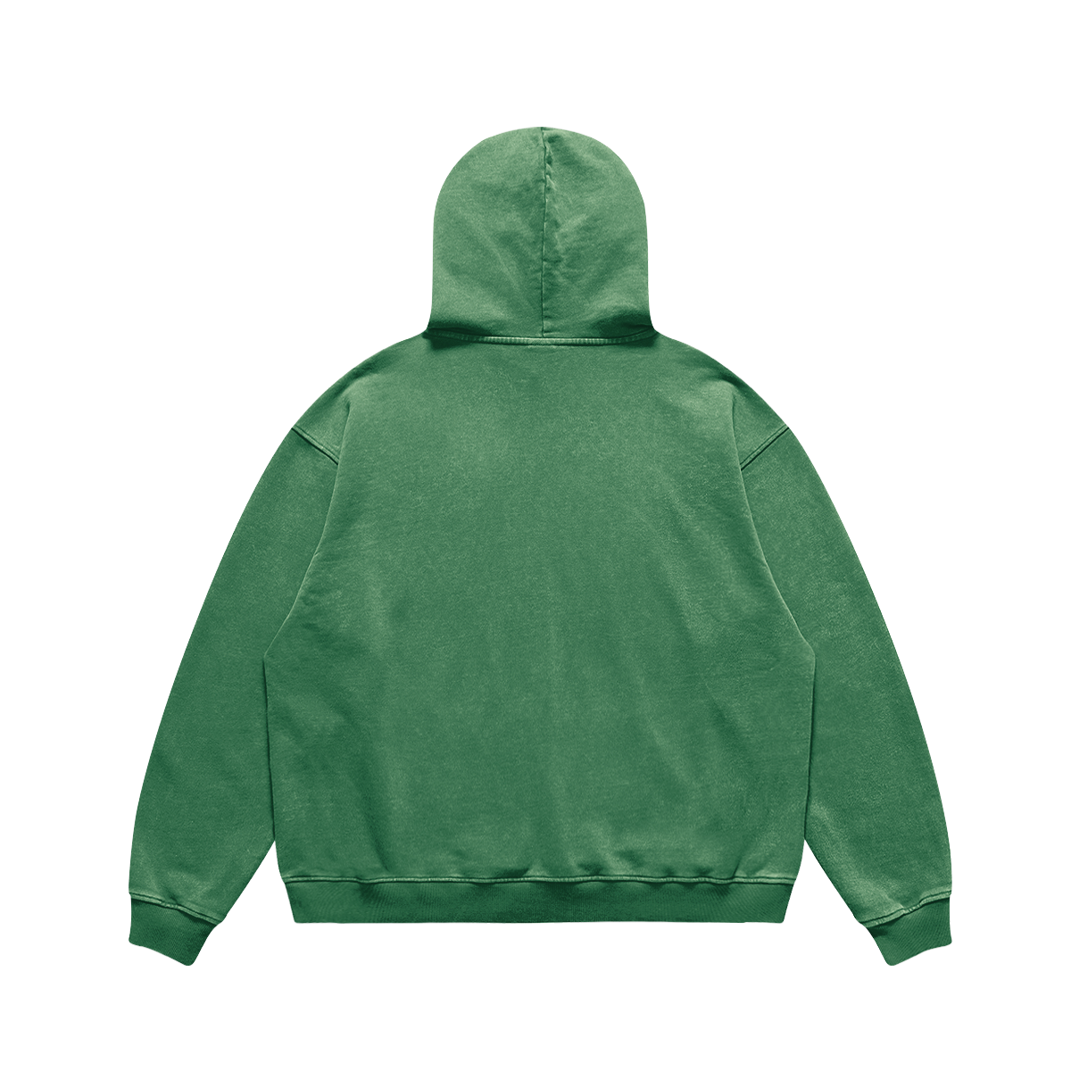 JINX HEAVY FADE – קפוצ׳ון Oversized 440GSM ירוק במבט אחורי