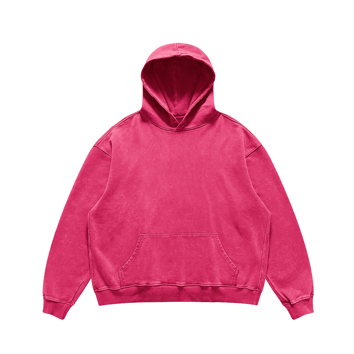 JINX HEAVY FADE – קפוצ׳ון Oversized 440GSM ורוד במבט קדמי