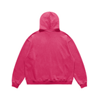 JINX HEAVY FADE – קפוצ׳ון Oversized 440GSM ורוד במבט אחורי