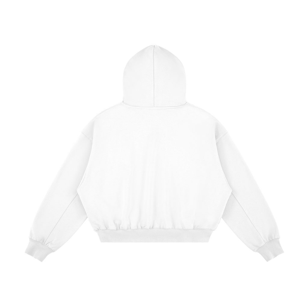 JINX SNAP FLEECE – קפוצ׳ון לבן במבט אחורי