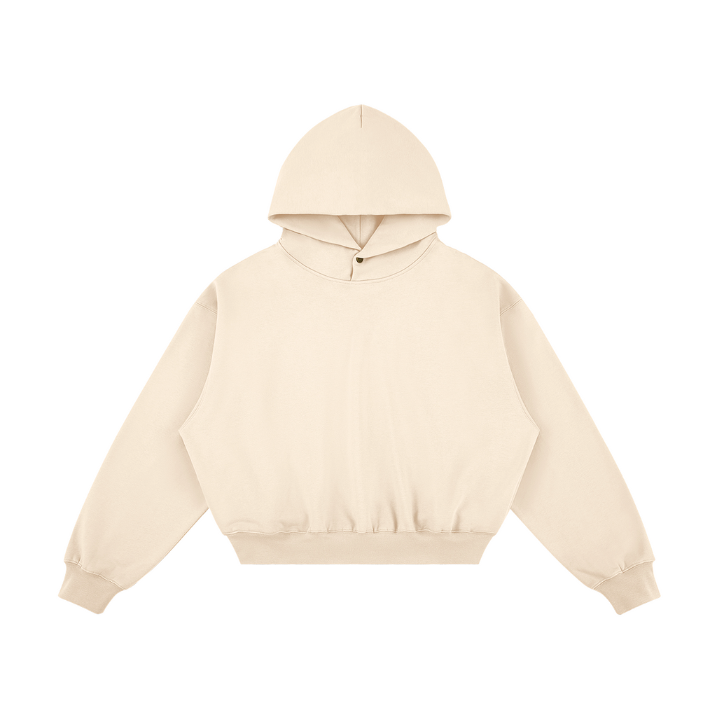 JINX SNAP FLEECE – קפוצ׳ון בגוון קרם במבט קדמי