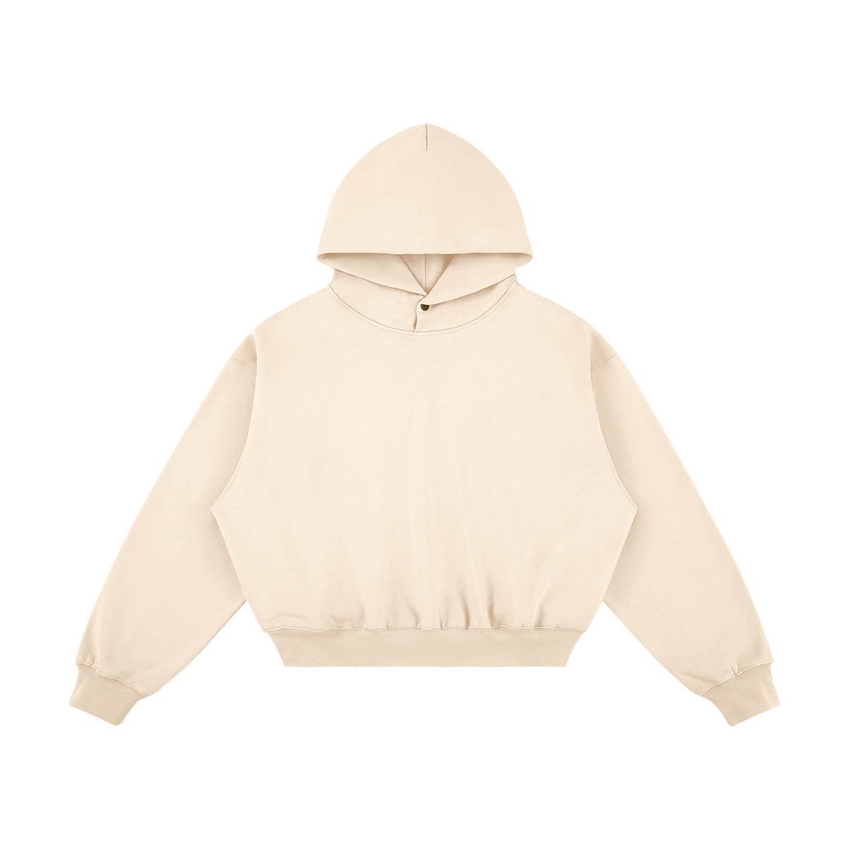 JINX SNAP FLEECE – קפוצ׳ון בגוון קרם במבט קדמי
