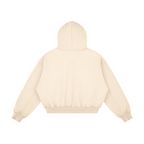 JINX SNAP FLEECE – קפוצ׳ון בגוון קרם במבט אחורי