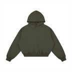 JINX SNAP FLEECE – קפוצ׳ון בגוון ירוק כהה במבט קדמי