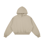 JINX SNAP FLEECE – קפוצ׳ון בגוון בז׳ במבט קדמי